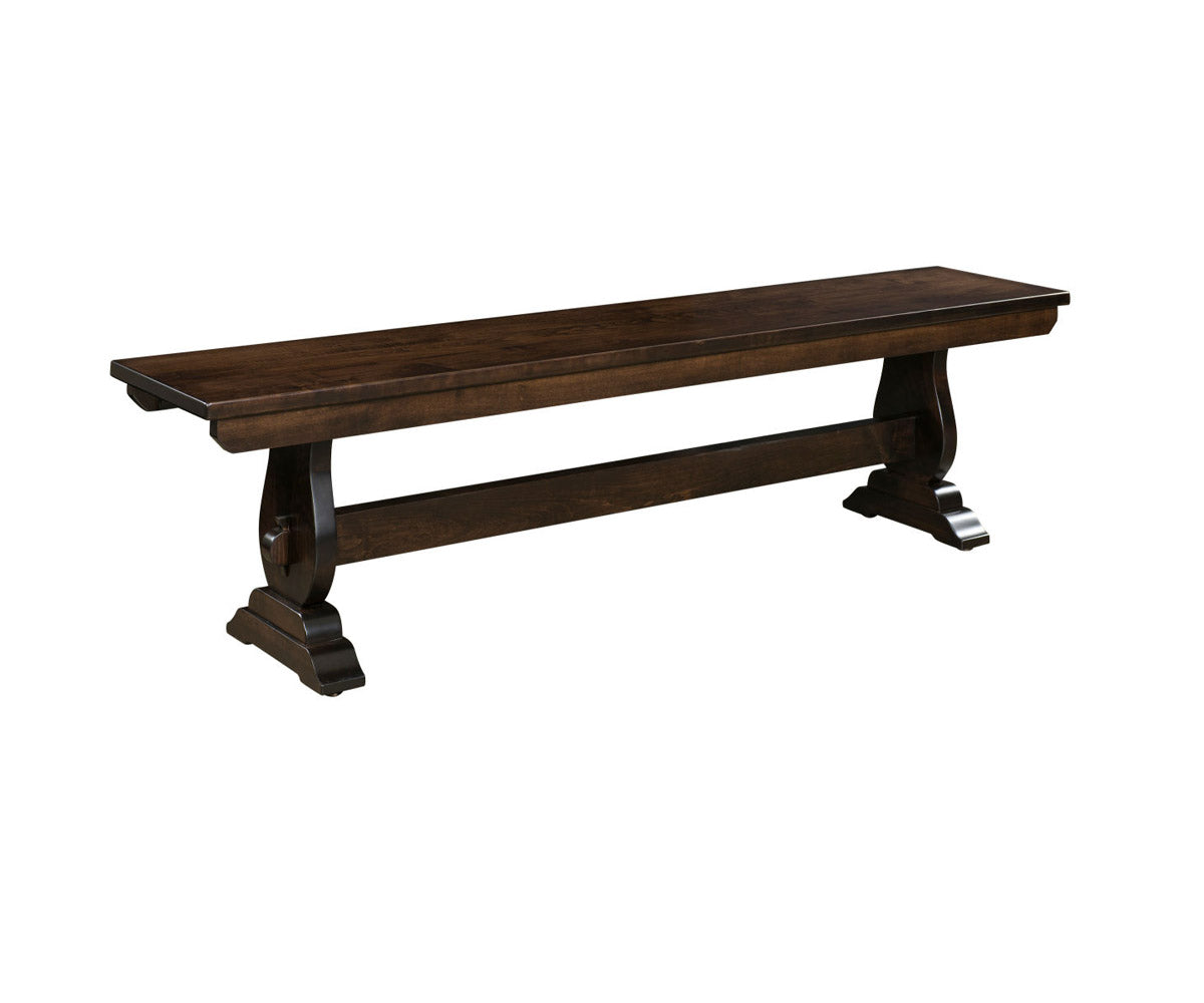 Hermie's Holland Bench - Amish Handcrafted Solid Wood