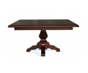Hermie's Kingston Single Pedestal Table - Amish Handcrafted Solid Wood