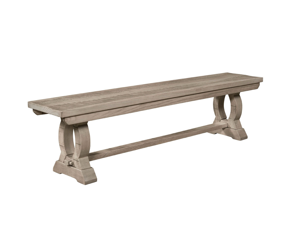 Hermie's Lincoln Park Bench - Amish Handcrafted Solid Wood