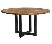 Hermie's Lindor Single Pedestal Table - Amish Handcrafted Solid Wood