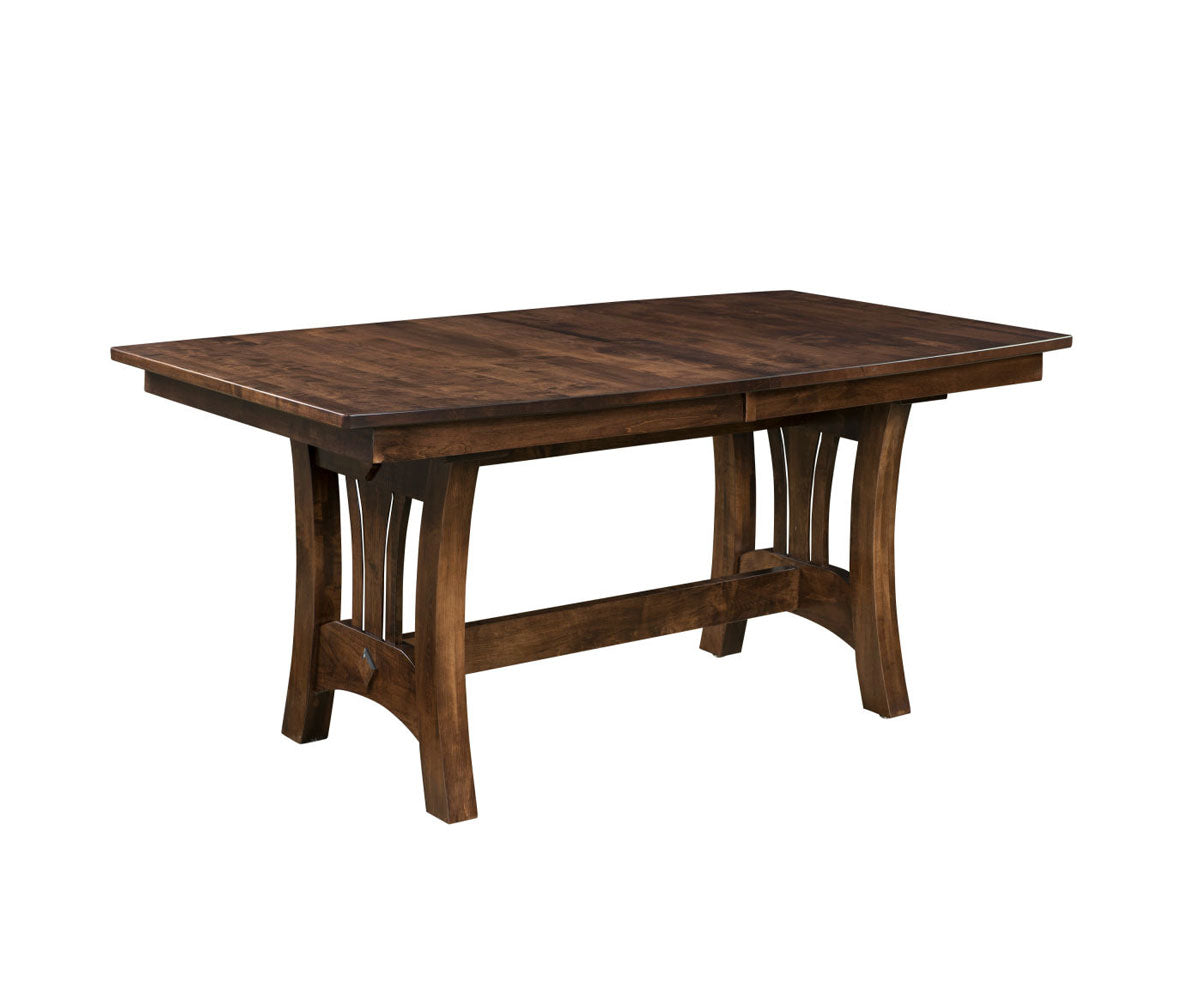 Hermie's Mason Double Pedestal - Amish Handcrafted Solid Wood
