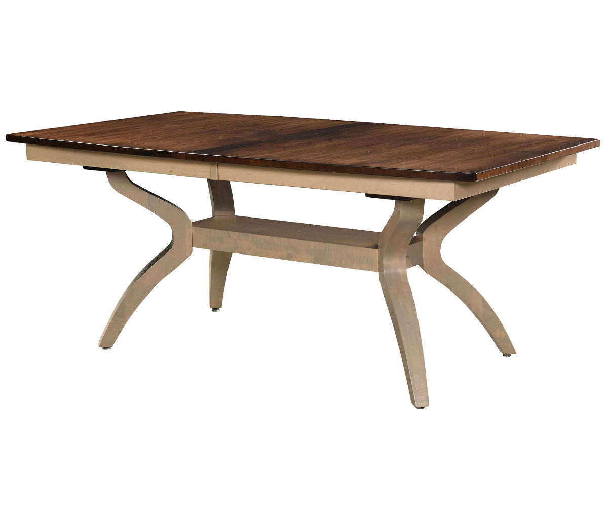 Hermie's Meggison Double Pedestal Table - Amish Handcrafted Solid Wood