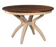 Hermie's Meggison Single Pedestal Table - Amish Handcrafted Solid Wood