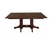 Hermie's Mission Double Pedestal Table - Amish Handcrafted Solid Wood
