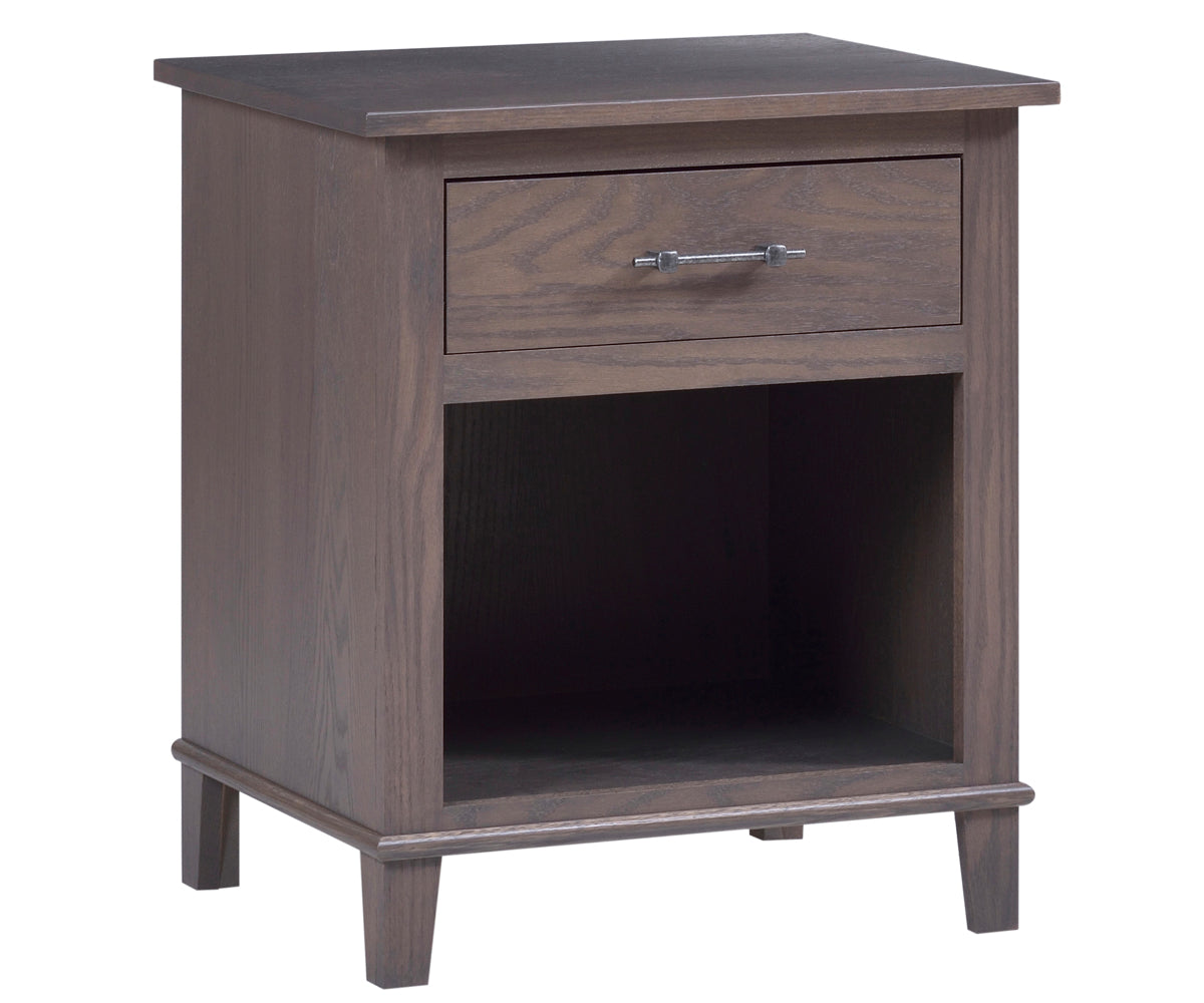 Millcraft Hamilton 1 Drw Nightstand - Amish Handcrafted Solid Wood