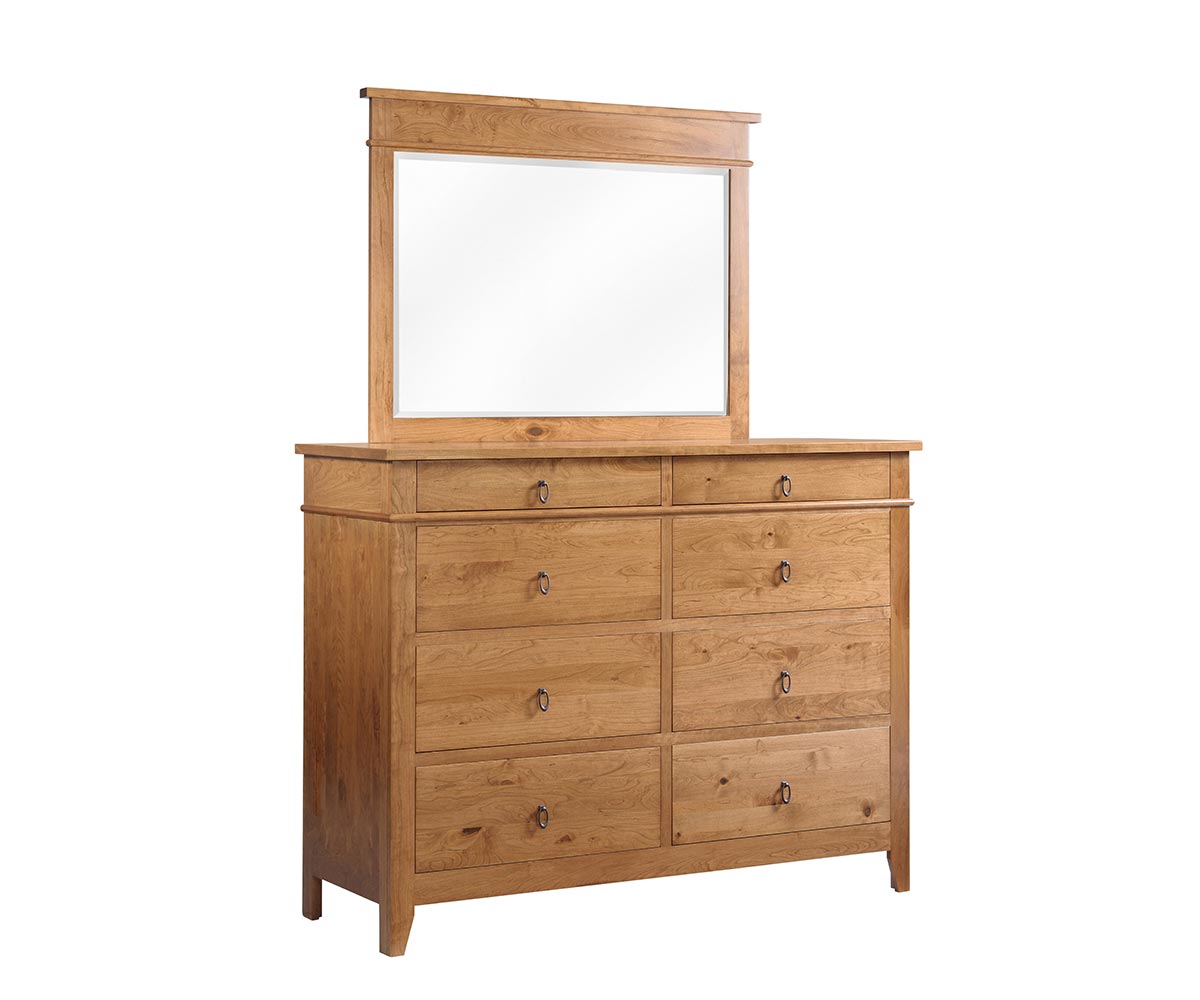 Millcraft Tucson High Dresser - Amish Handcrafted Solid Wood