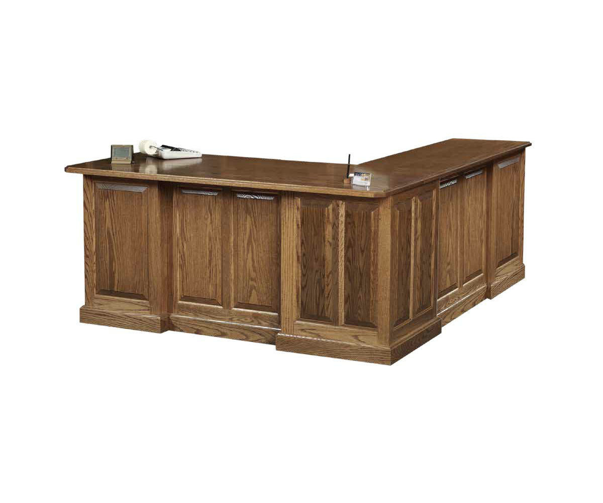 Highland L-Desk With Hutch