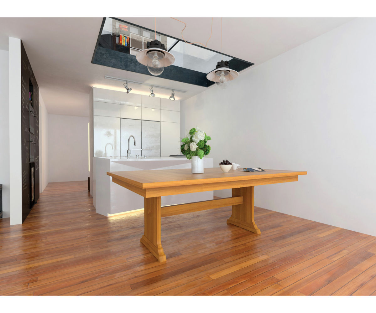 Hermie's Hoover Double Pedestal Table - View 2