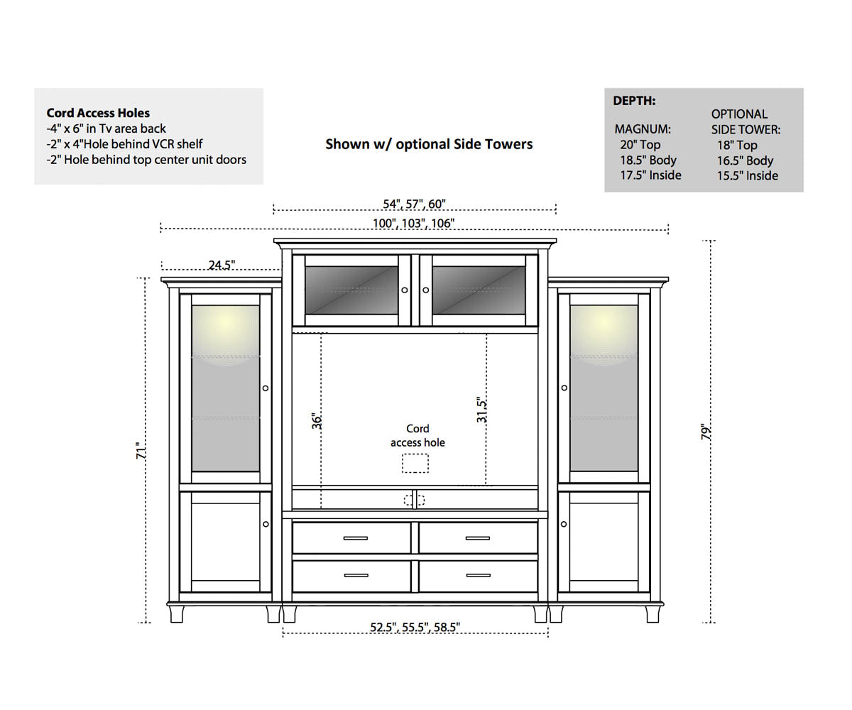 Bourten Magnum Wall Unit