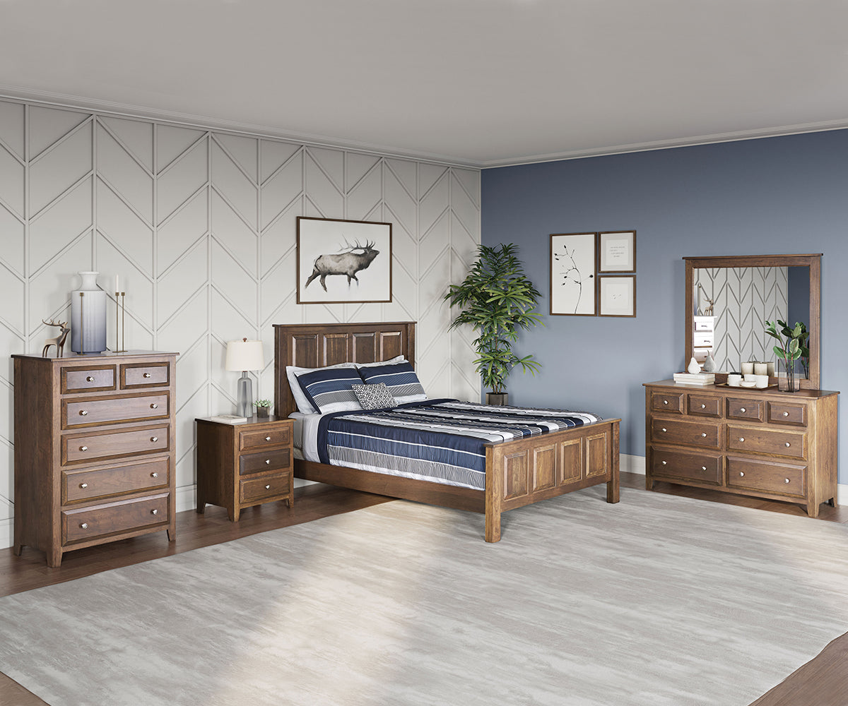Traditional 1 Door, 1 Drawer Nightstand