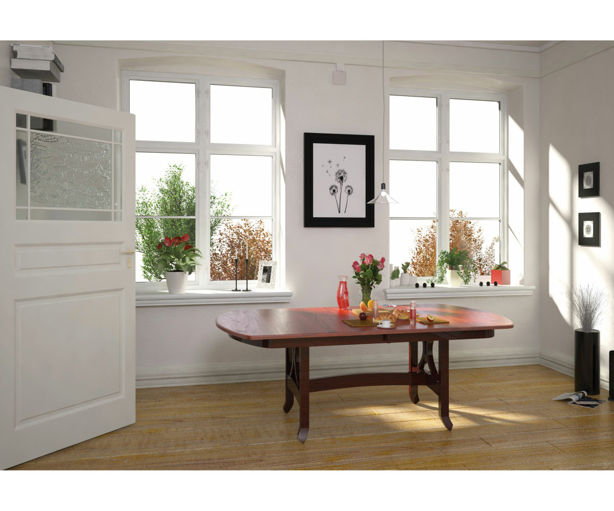 Hermie's Jackson Double Pedestal Table - View 2