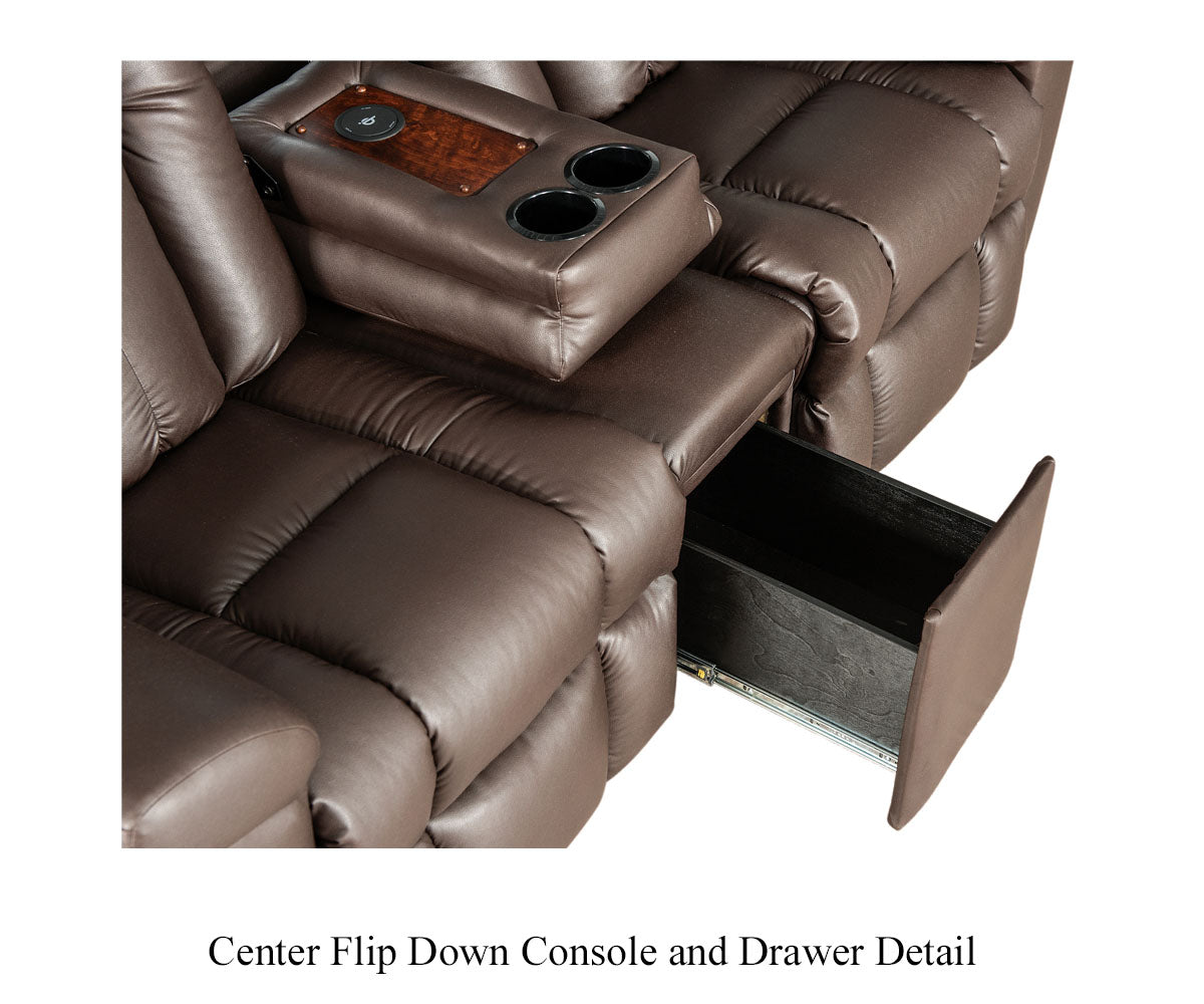 Houston Reclining Wallhugger Theater Seat - 78"