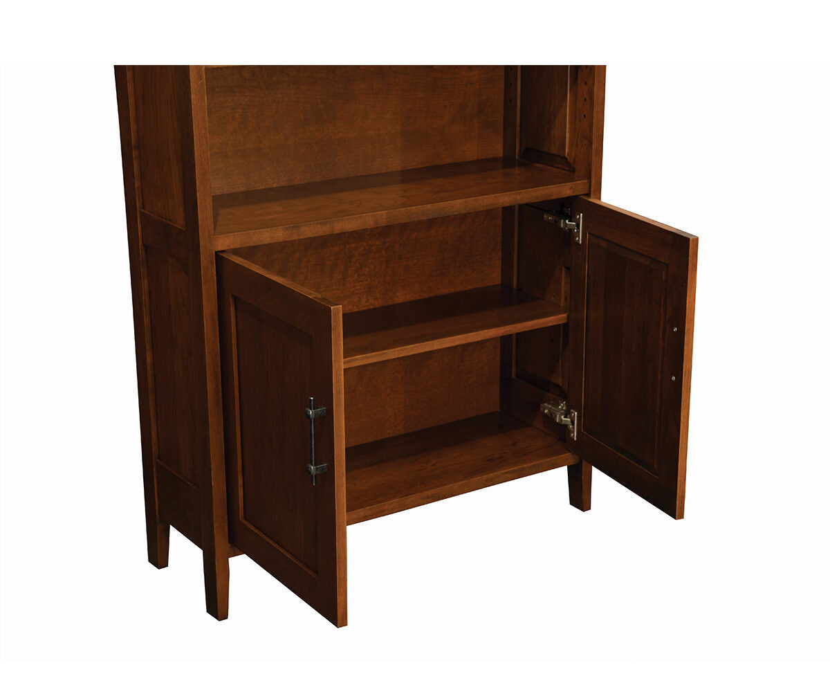 Pierre 36" Bookcase With Doors