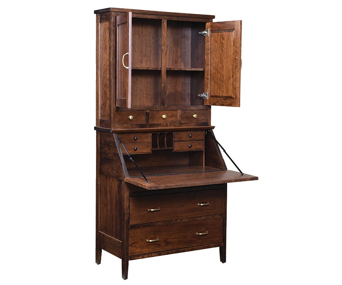 Secretary Desk with Hutch