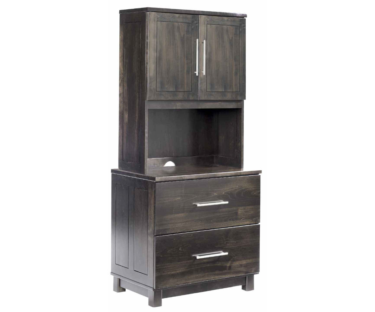 La Salle Urban Lateral File Cabinet With Hutch