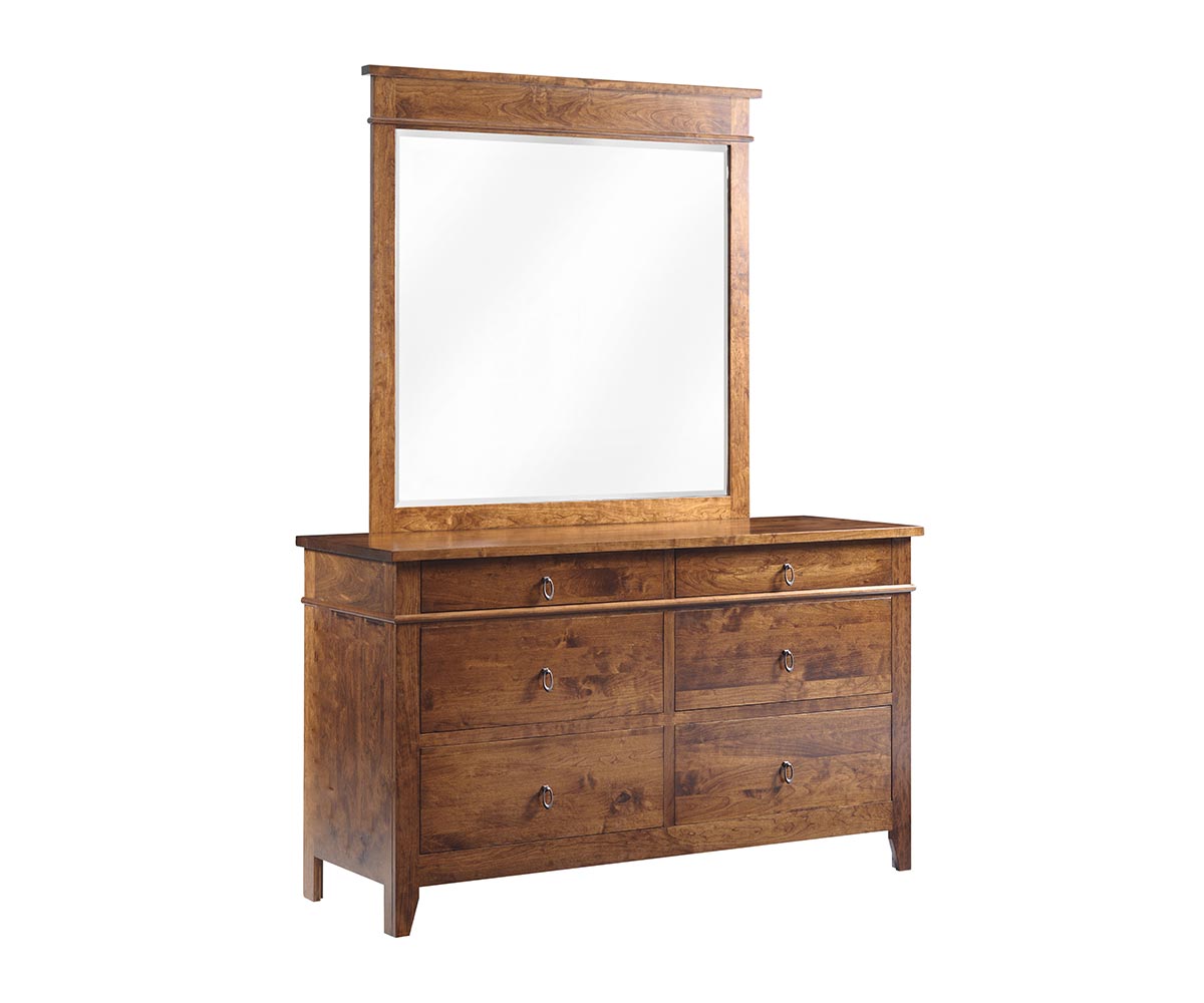 Millcraft Tucson Low Dresser - Amish Handcrafted Solid Wood