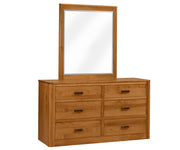 Millcraft Galaxy Low Dresser - Amish Handcrafted Solid Wood