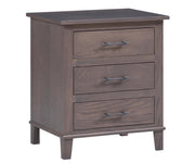 Millcraft Hamilton 3 Drw Nightstand - Amish Handcrafted Solid Wood