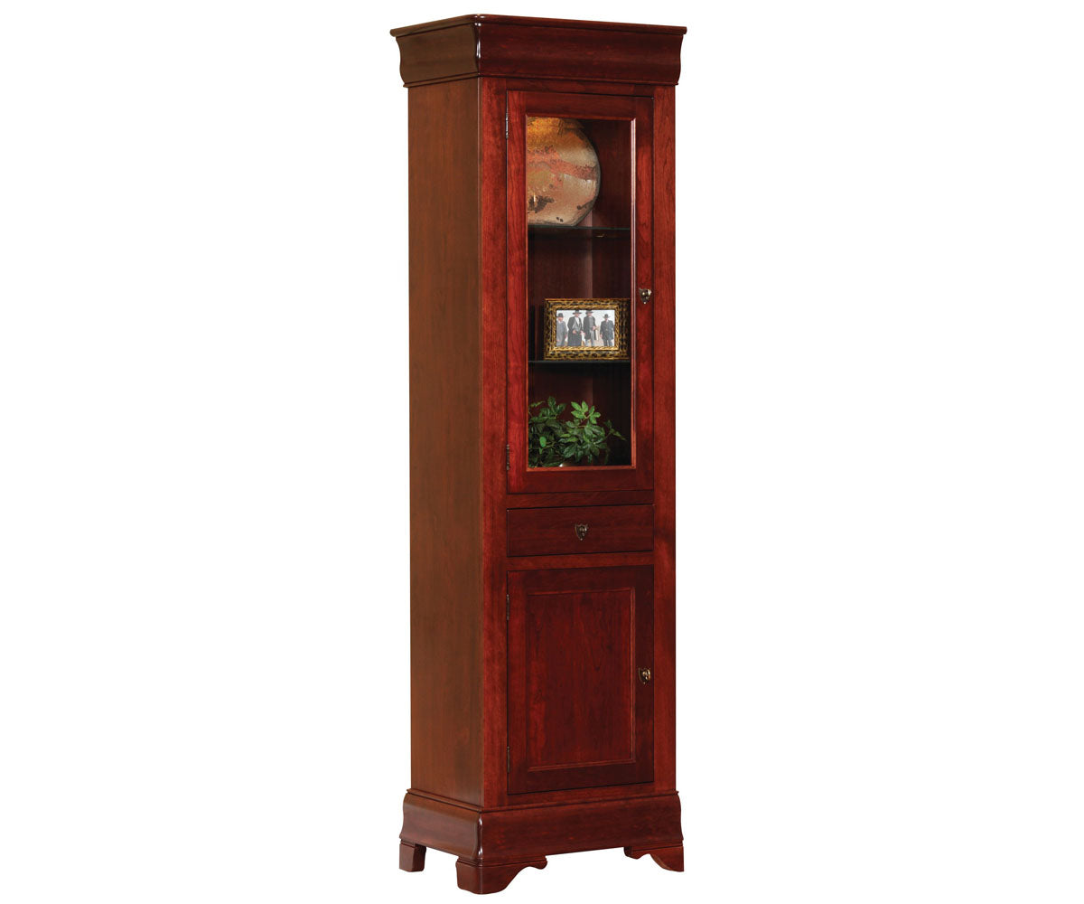 Millcraft Louis Phillipe 23" Bookcase - Amish Handcrafted Solid Wood