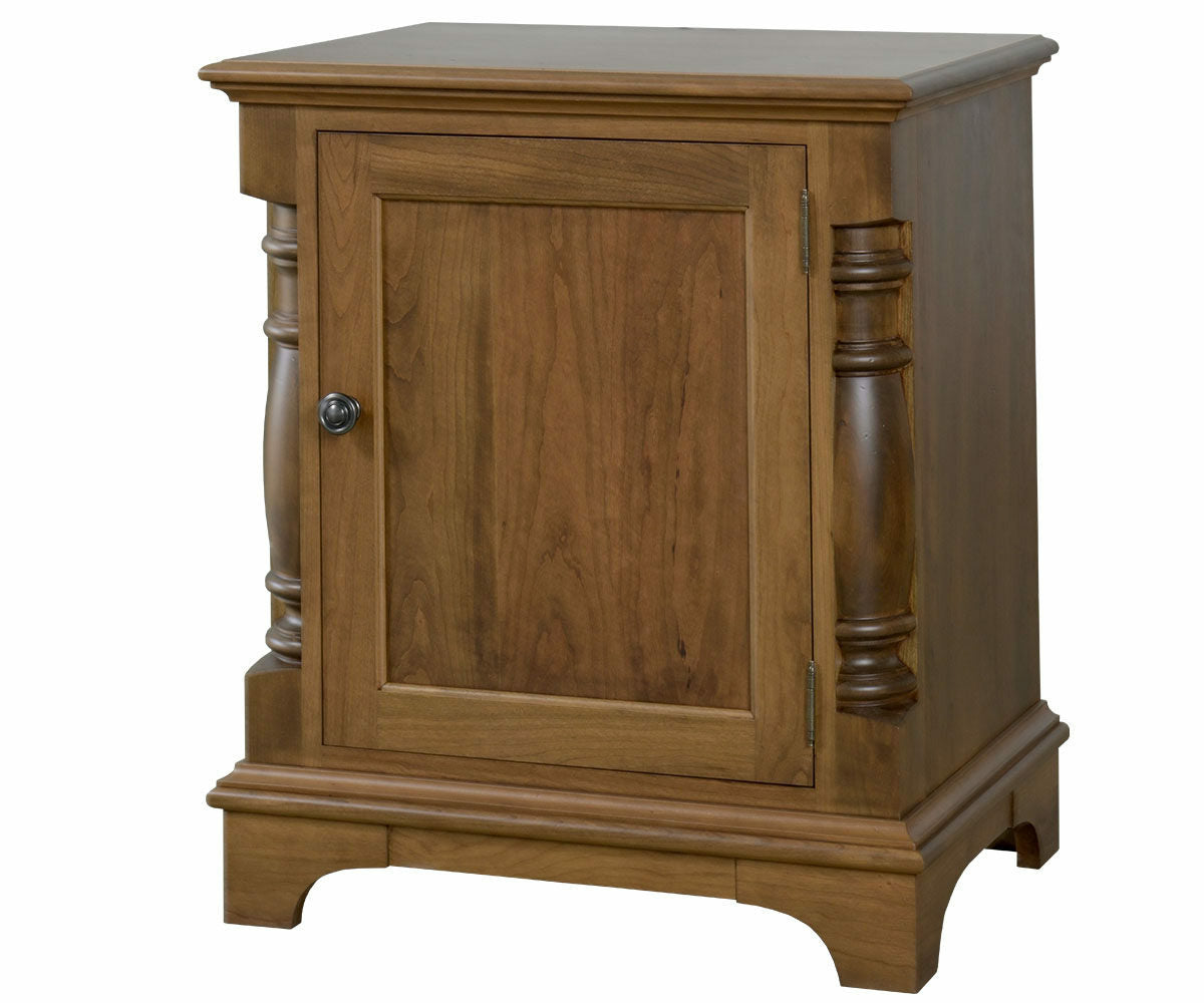 Millcraft Camden 1 Door Nightstand - Amish Handcrafted Solid Wood