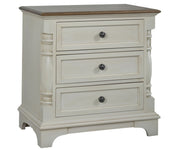 Millcraft Camden 3 Drawer Nightstand - Amish Handcrafted Solid Wood