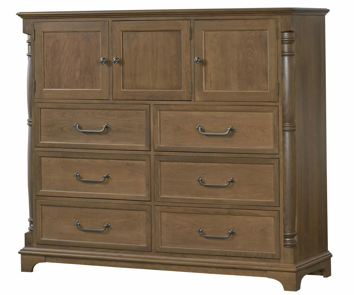 Millcraft Camden Master Chesser - Amish Handcrafted Solid Wood