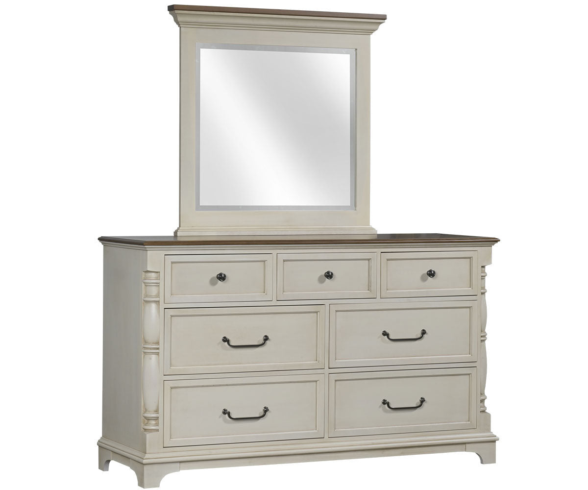 Millcraft Camden Low Dresser - Amish Handcrafted Solid Wood