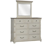 Millcraft Camden High Dresser - Amish Handcrafted Solid Wood