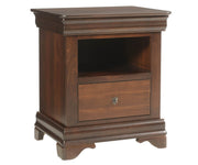 Millcraft Versailles 2 Drw Nightstand - Amish Handcrafted Solid Wood