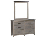 Millcraft Williamsport 56'' Low Dresser - Amish Handcrafted Solid Wood