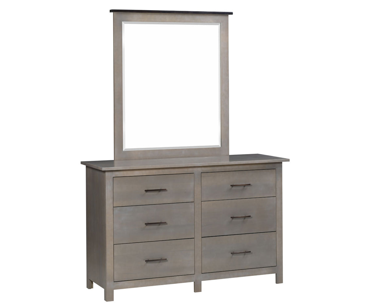 Millcraft Williamsport 56'' Low Dresser - Amish Handcrafted Solid Wood