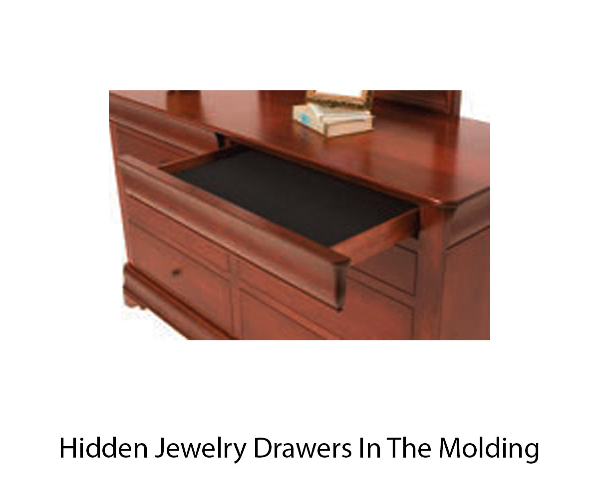 Millcraft Louis Phillipe High Dresser - View 2