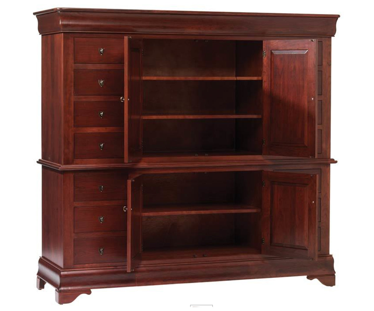 Millcraft Louis Phillipe 2-Piece Chifforobe - View 2