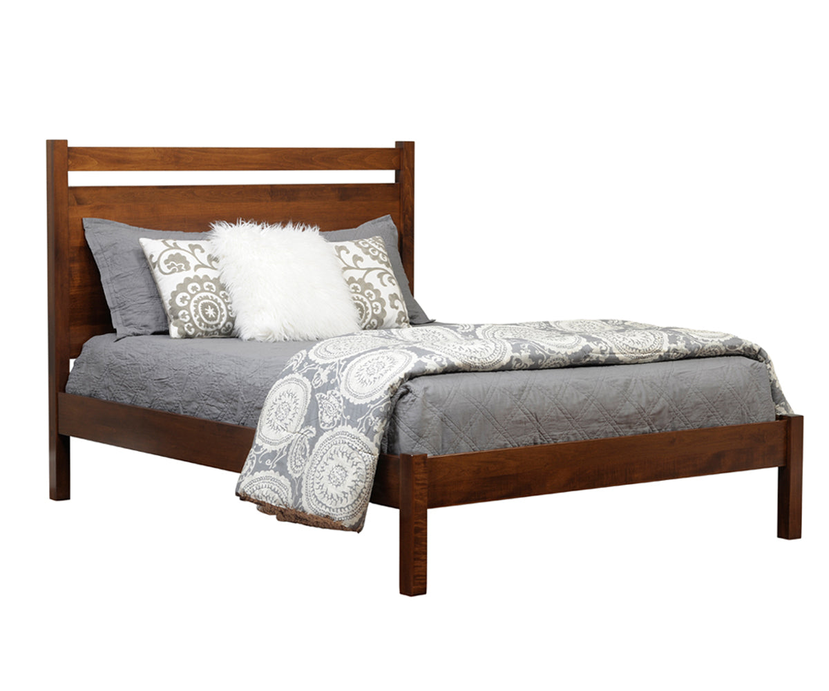 Millcraft Hamilton Panel Bed - Amish Handcrafted Solid Wood
