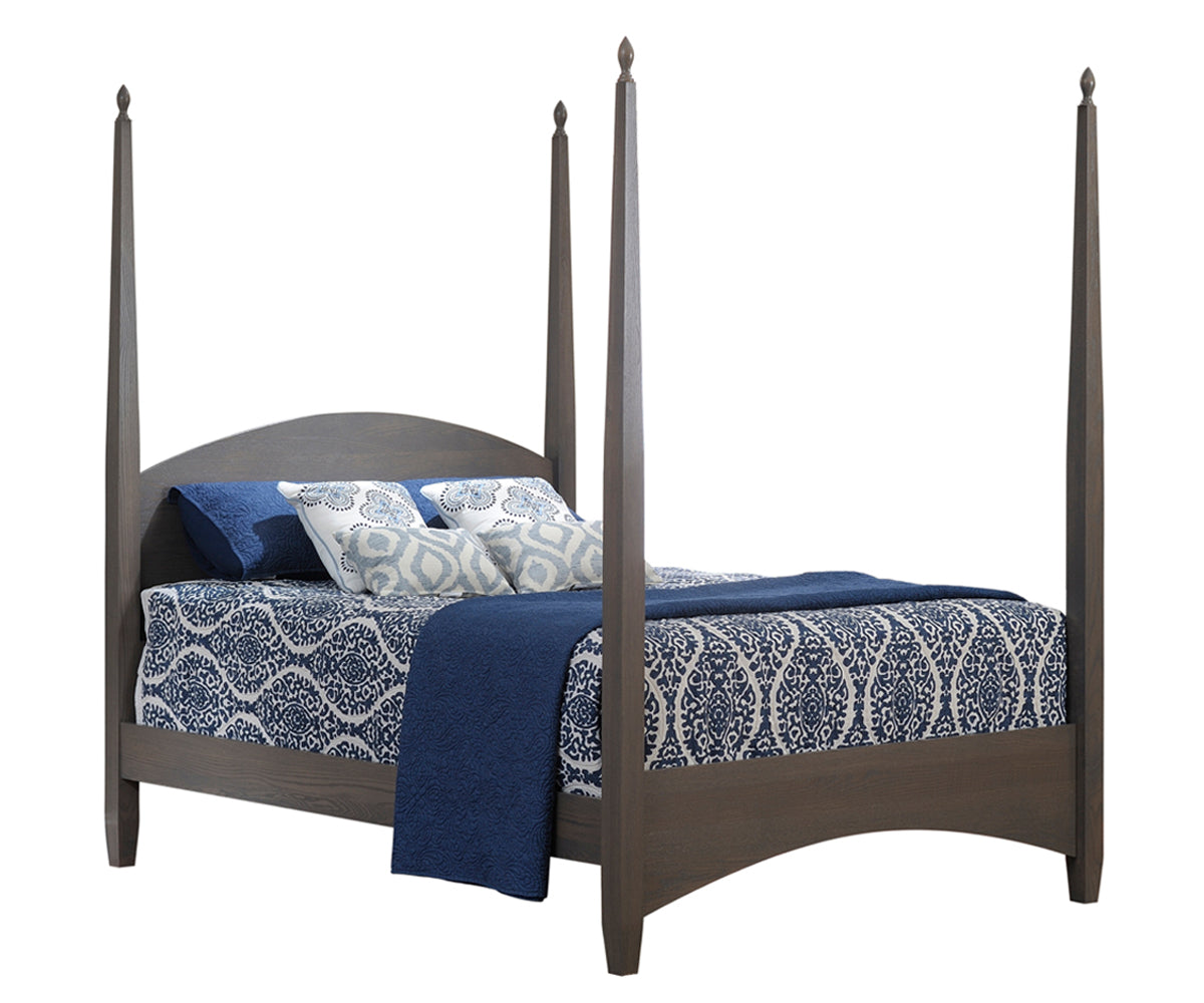 Millcraft Hamilton Pencil Post Bed - Amish Handcrafted Solid Wood
