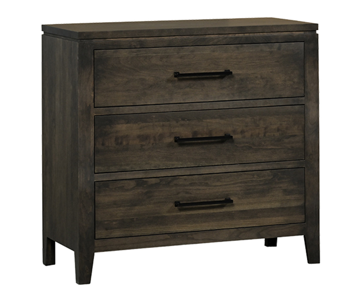 Millcraft Oslo Bureau Chest - Amish Handcrafted Solid Wood