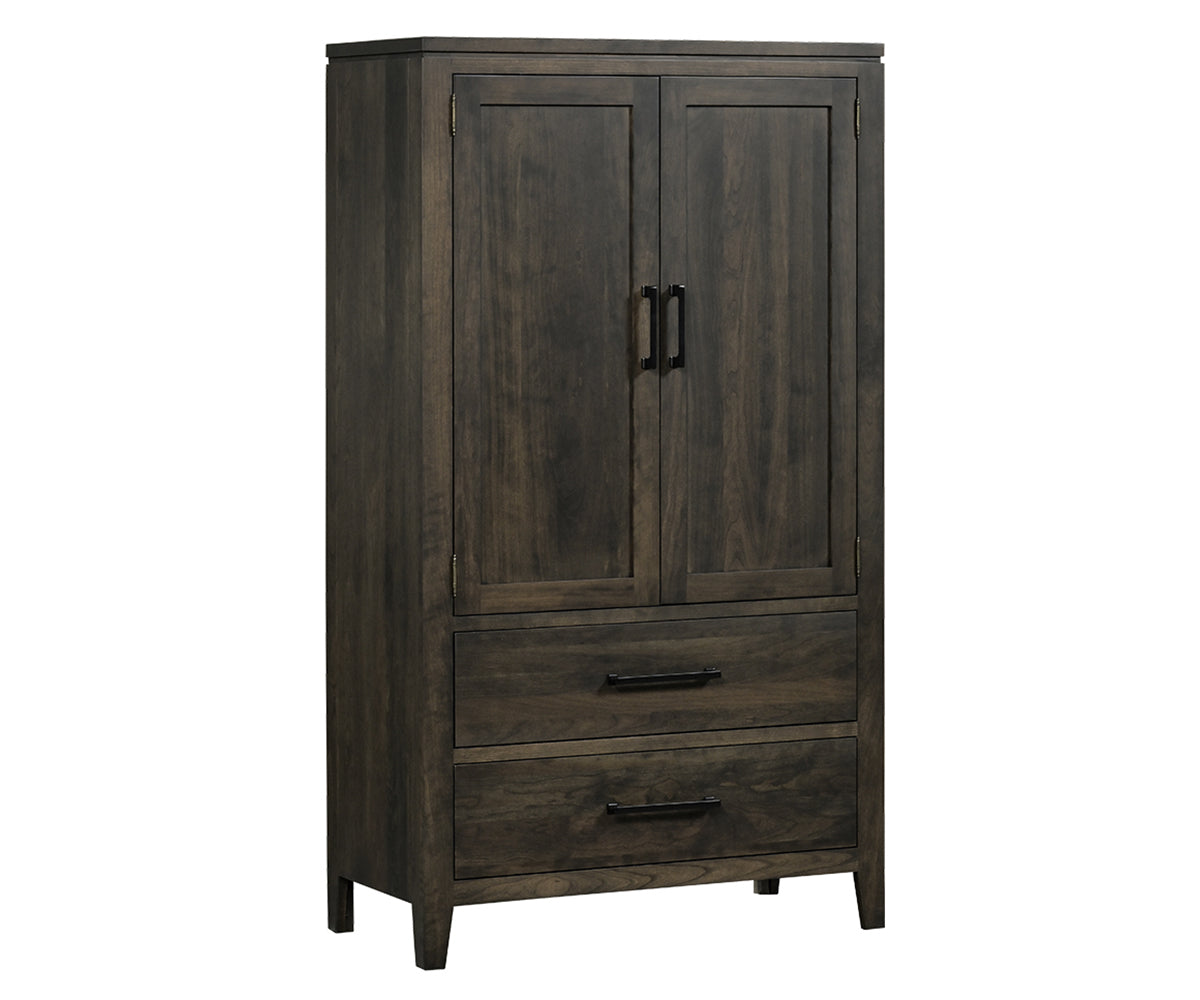 Millcraft Oslo Armoire - Amish Handcrafted Solid Wood
