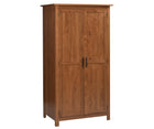 Williamsport Wardrobe With Rod &amp; Shoe Shelf