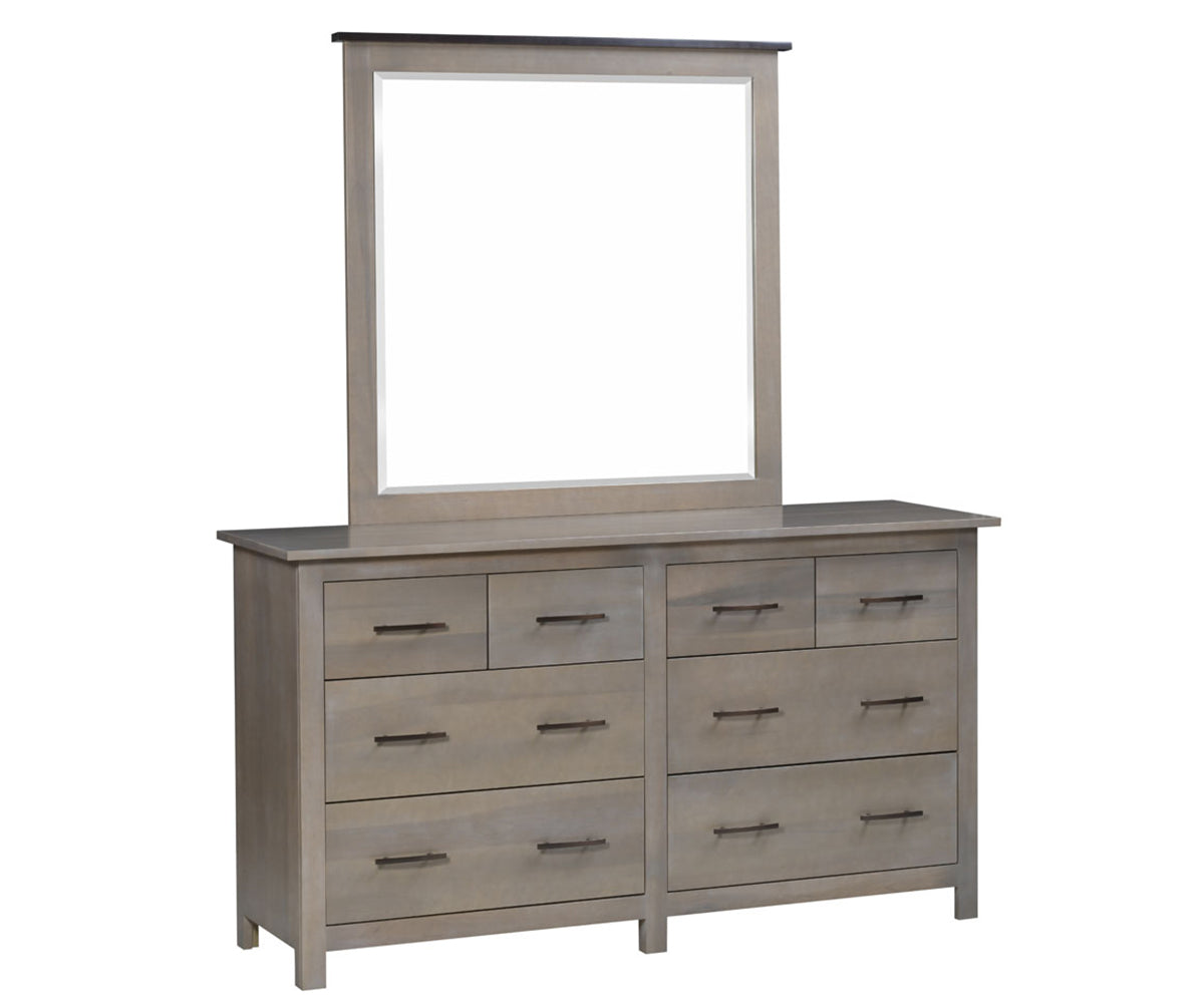 Millcraft Williamsport 66'' Low Dresser - Amish Handcrafted Solid Wood