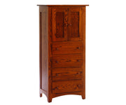 Millcraft Elizabeth Lockwood Storage Tower - Amish Handcrafted Solid Wood