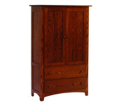 Millcraft Elizabeth Lockwood Armoire - Amish Handcrafted Solid Wood