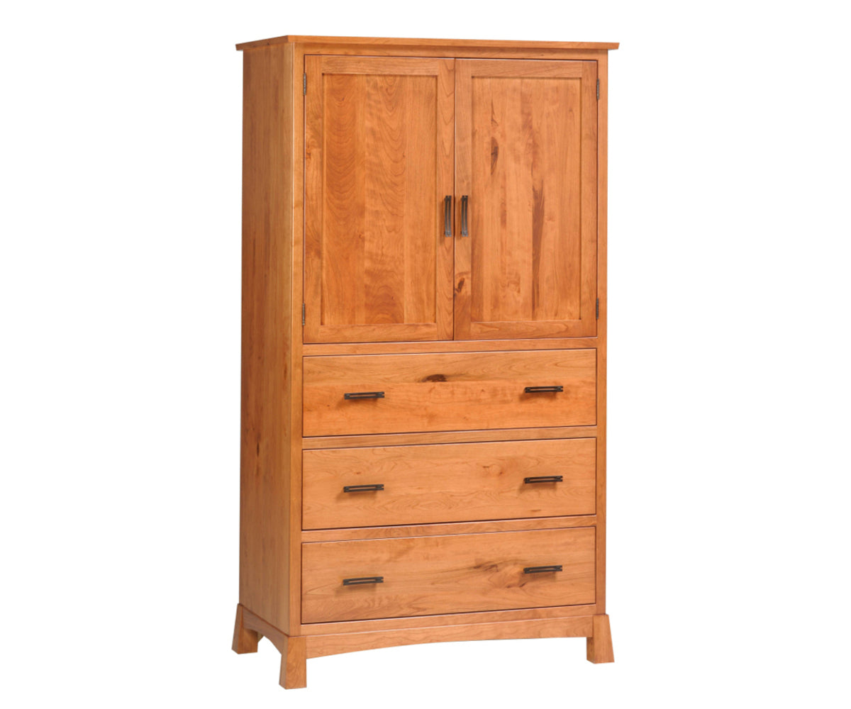 Millcraft Catalina Armoire - Amish Handcrafted Solid Wood