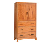 Millcraft Catalina Armoire - Amish Handcrafted Solid Wood