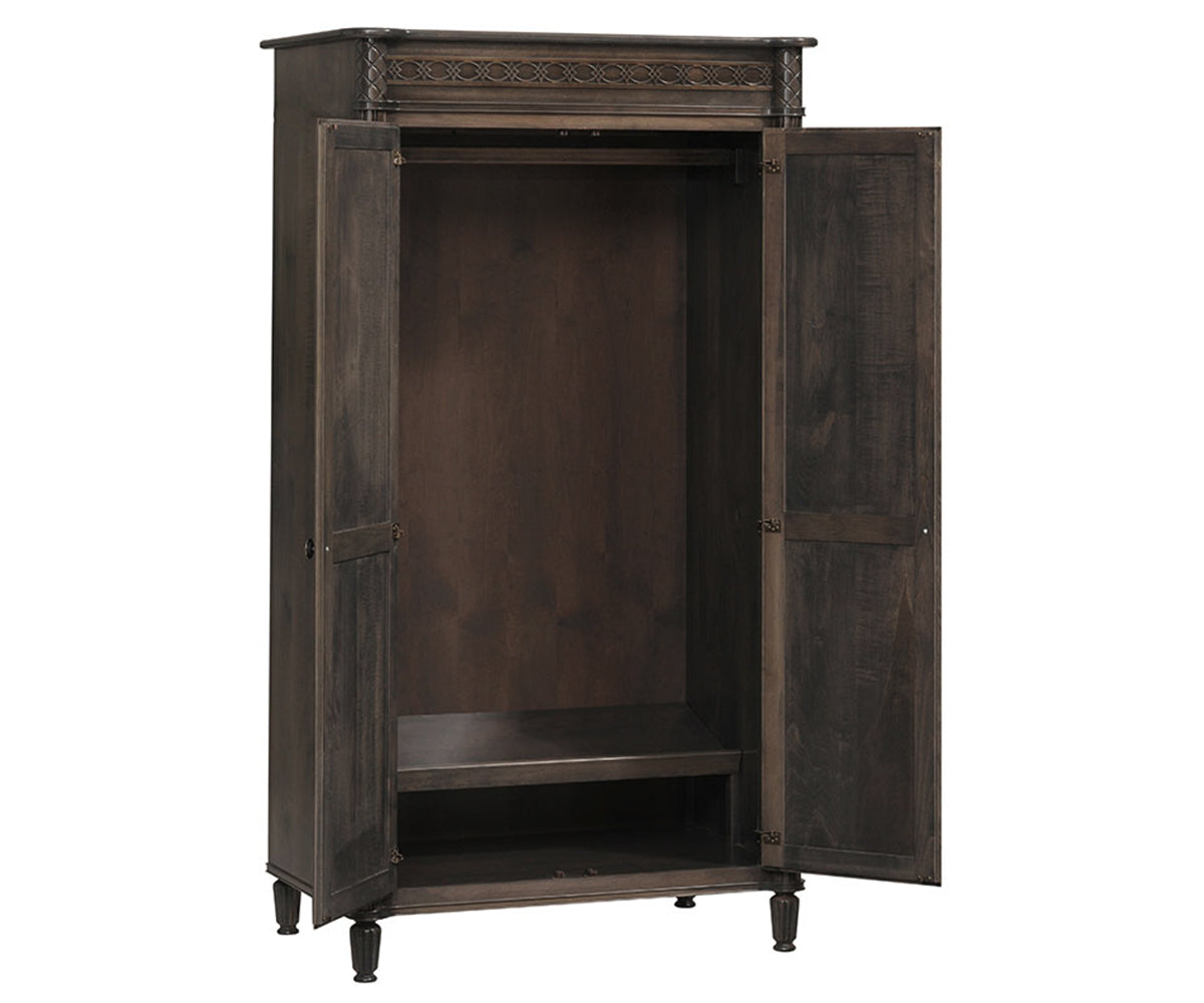 Millcraft Eminence Wardrobe With Rod &amp; Shoe Shelf - View 2