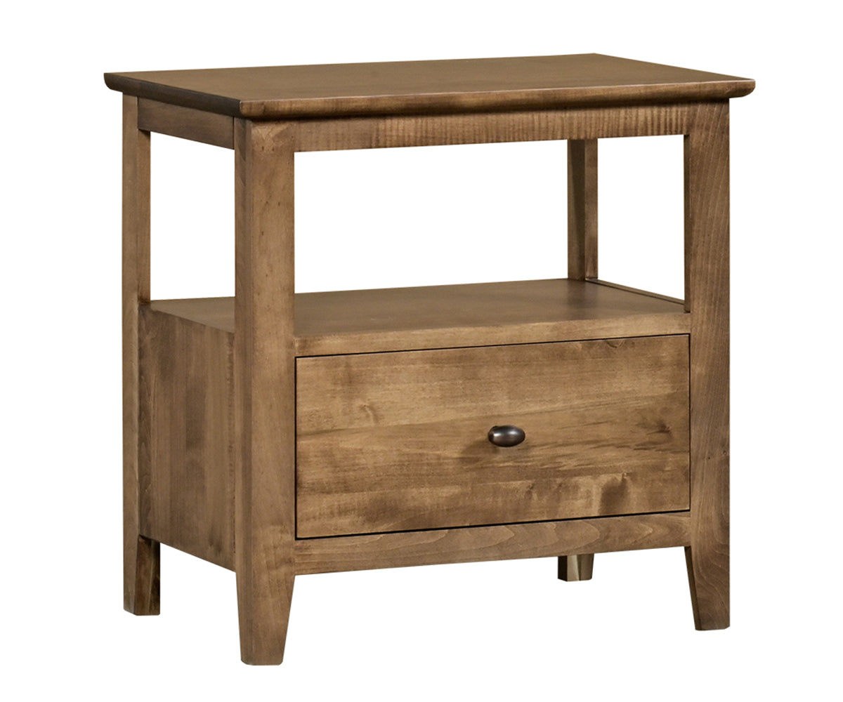 Millcraft Otto 1 Drw Nightstand - Amish Handcrafted Solid Wood