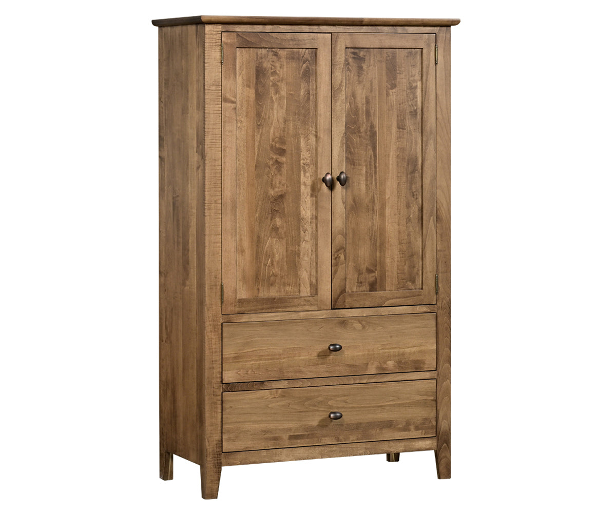 Millcraft Otto Armoire - Amish Handcrafted Solid Wood