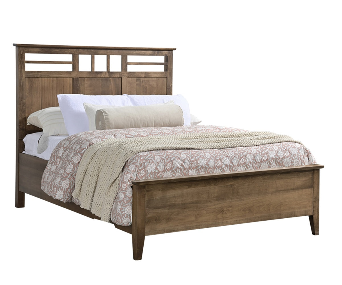 Millcraft Otto Panel Bed - Amish Handcrafted Solid Wood