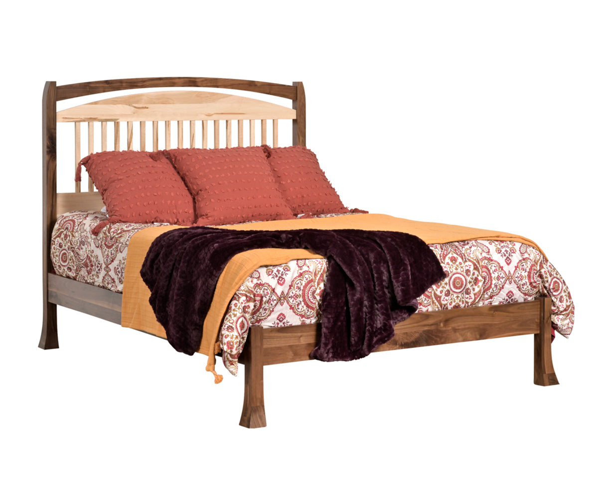 Millcraft Oasis Slat Bed - Amish Handcrafted Solid Wood