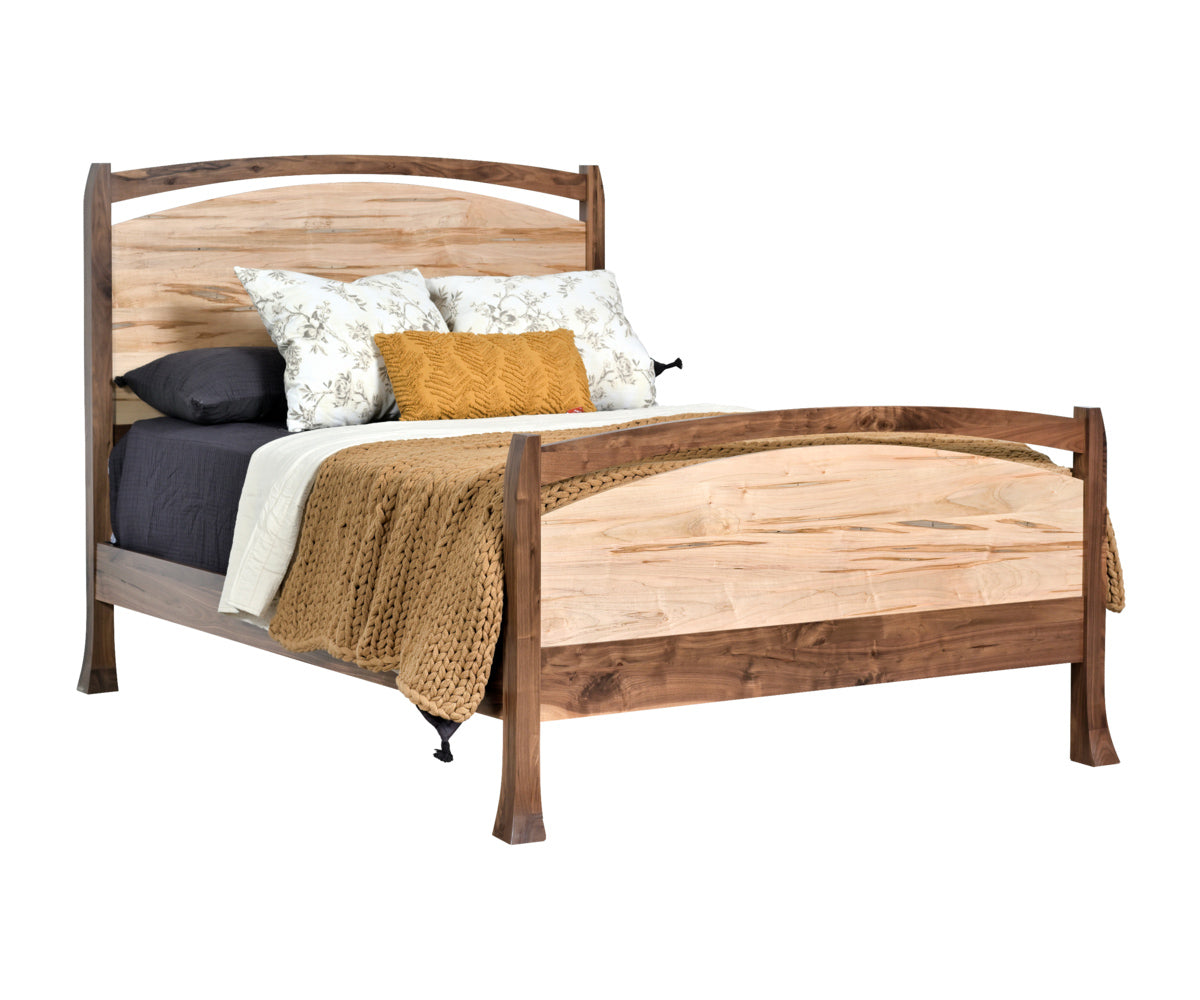 Millcraft Oasis Panel Bed - Amish Handcrafted Solid Wood
