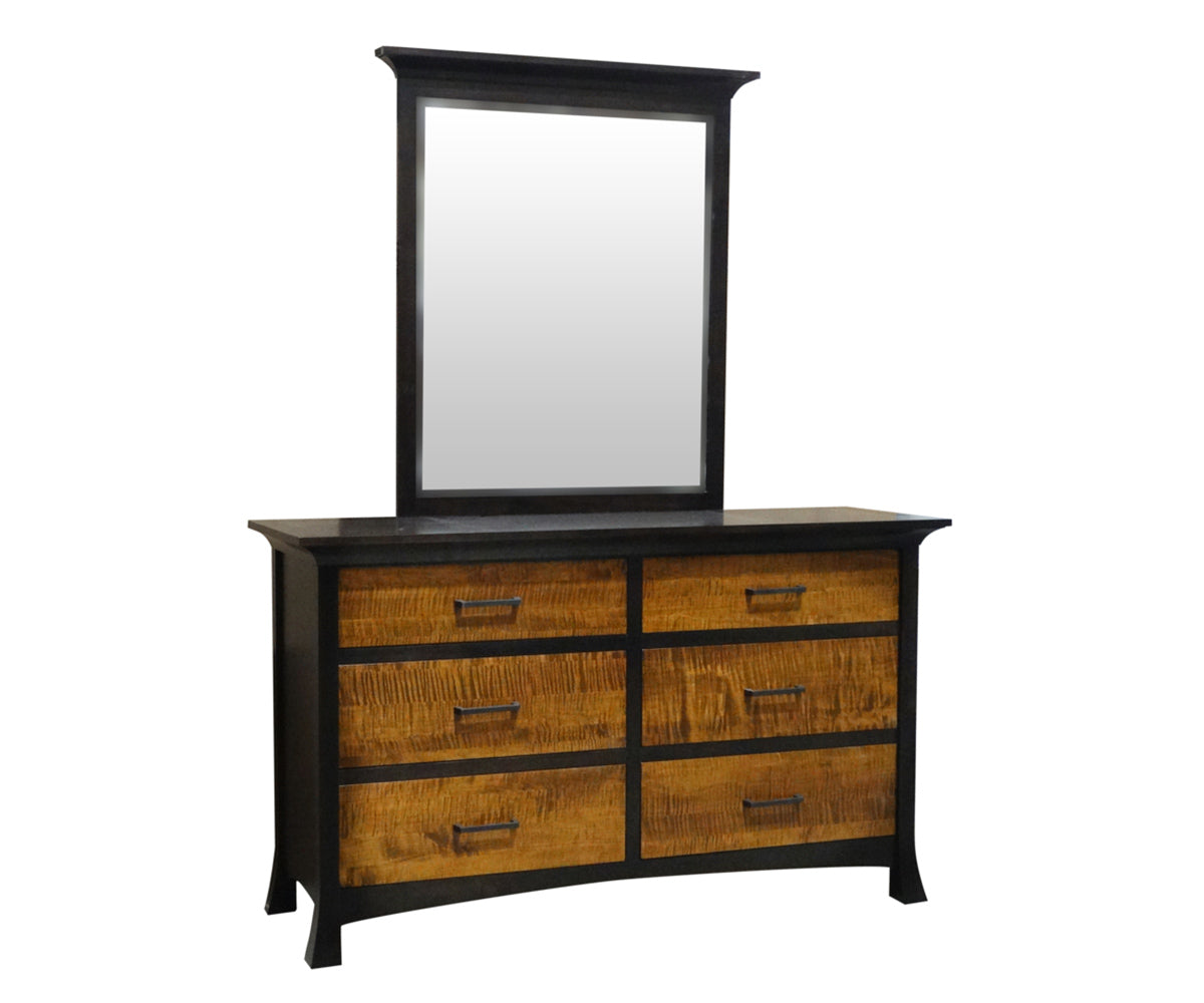 Millcraft Oasis Low Dresser - Amish Handcrafted Solid Wood